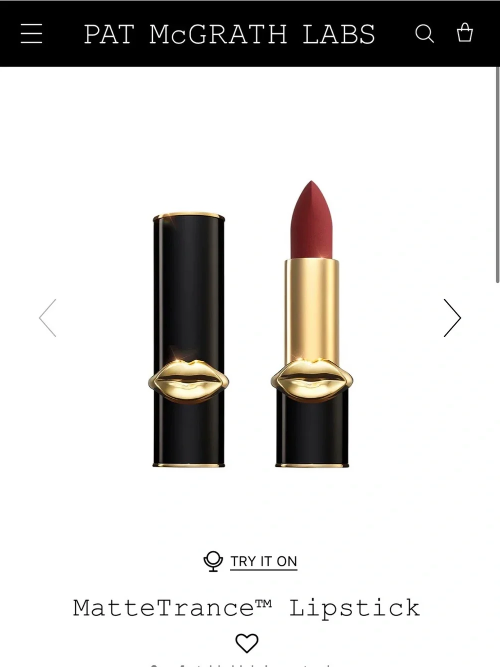 Pat McGrath MatteTrance Lipstick — Warm Burgundy